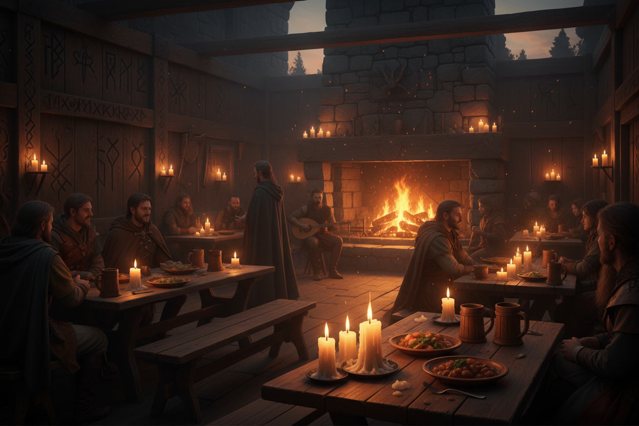 Medieval Tavern Interior